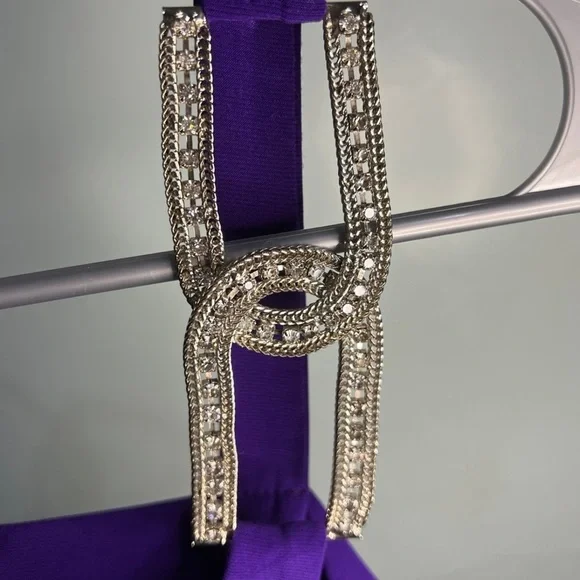 Solar - Womens Dressy Purple Rhinestone top - Picture 5 of 11